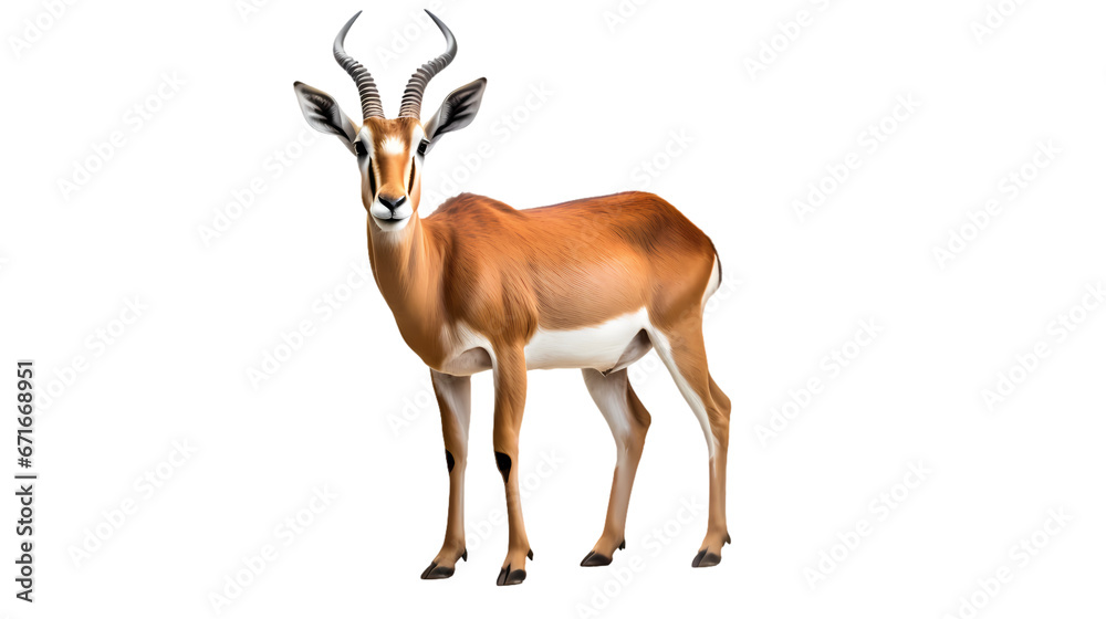 Antelope on transparent background Antelope on transparent background