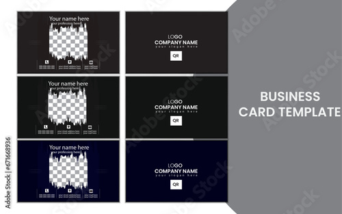 simple business card design template.