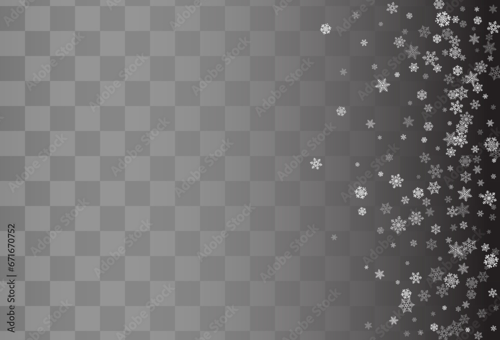 White Snowflake Vector Transparent Background. White Snowflake Vector Transparent Background.