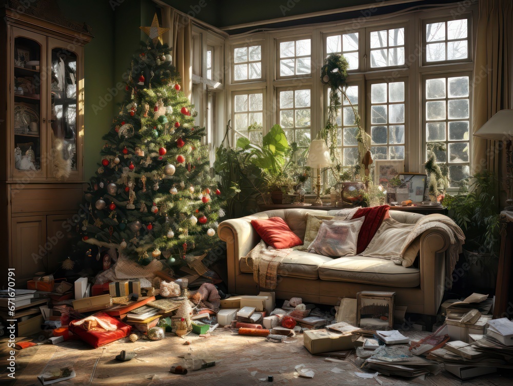 family at home, after christmas family at home, after christmas