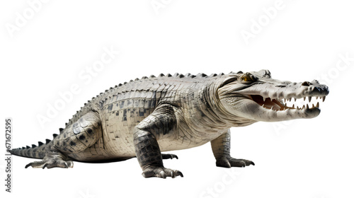 Crocodile on transparent background