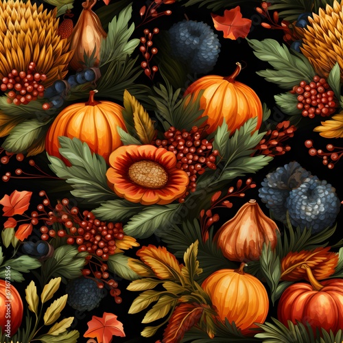 Thanksgiving seamless pattern, seamless pattern, Thanksgiving