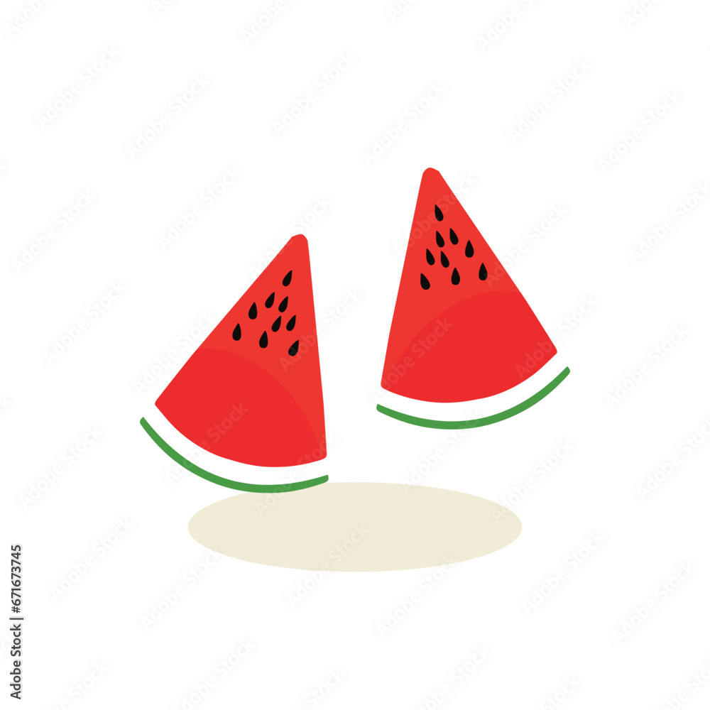Cartoon fresh green open watermelon half, slices and triangles. Red watermelon piece with bite. Sliced cocktail water melon fruit vector set. Illustration of watermelon freshness nature Cartoon fresh green open watermelon half, slices and triangles. Red watermelon piece with bite. Sliced cocktail water melon fruit vector set. Illustration of watermelon freshness nature