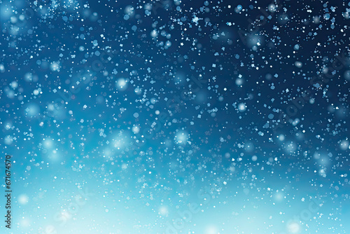 Snowy background with snowflakes 