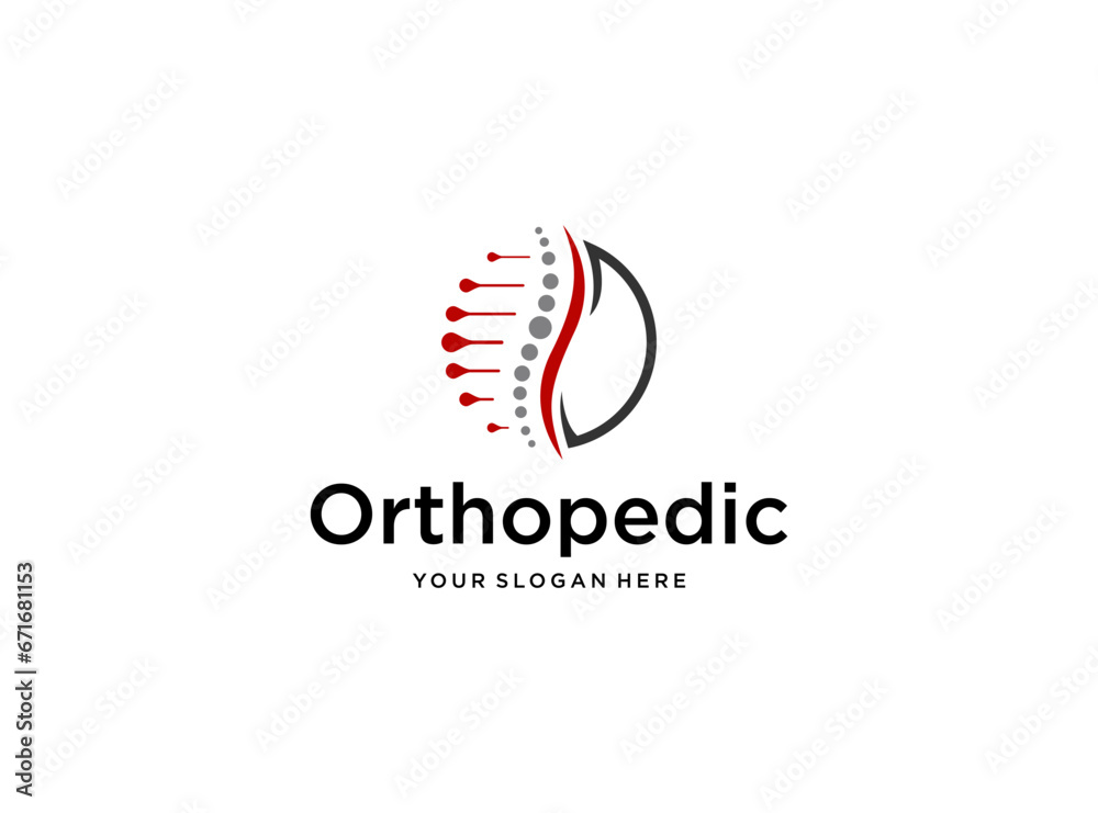 modern orthopedic logo design. good use for clinic or doctor logo symbol modern orthopedic logo design. good use for clinic or doctor logo symbol