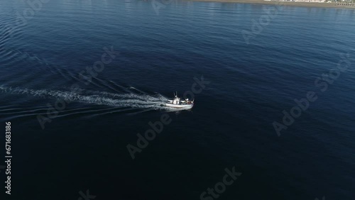 Barco pescando