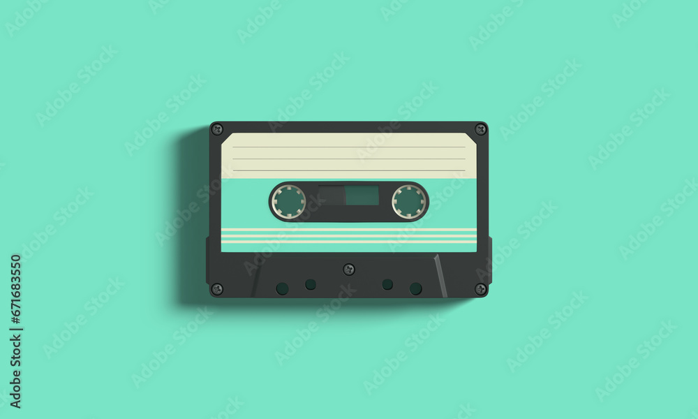 Fototapeta premium 레트로 카세트 테이프 Retro Cassette Tape