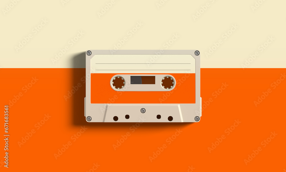 Fototapeta premium 레트로 카세트 테이프 Retro Cassette Tape