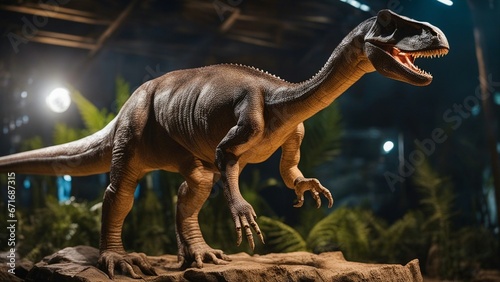   dinosaur  render _Jurassic park type sculpture of dinosaur  Sauropoda_Diplodocus   