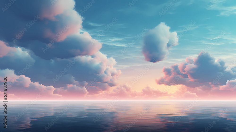 Hintergrund mit Wolken