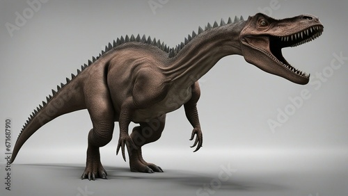 tyrannosaurus rex render  _The replica of the dinosaur was a mysterious creature that dwelled in the secret world beneath ours © Jared