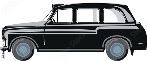 Φωτογραφία Classic London black taxi cab