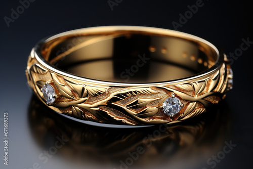 Wedding ring for the woman finger