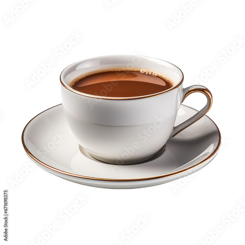 Wallpaper Mural a cup of hot tea isolated Torontodigital.ca