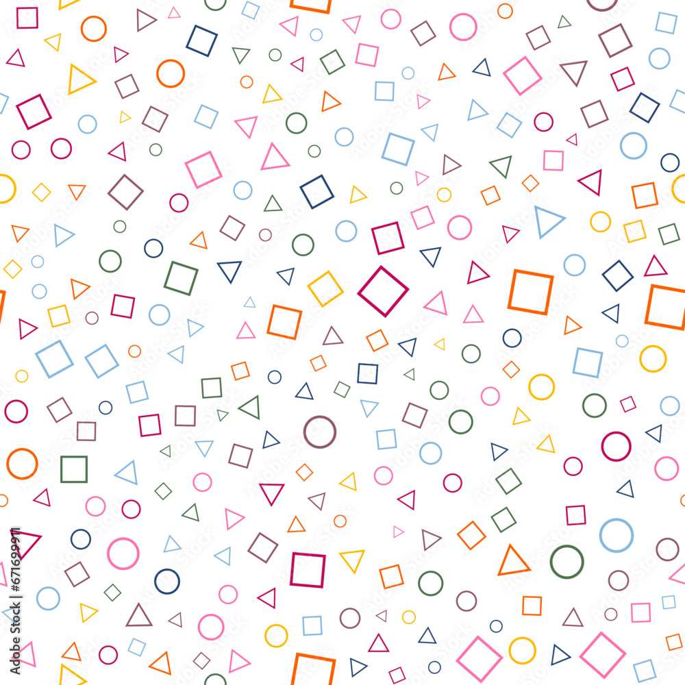 Seamless geometric pattern for texture, packaging and simple backgrounds Seamless geometric pattern for texture, packaging and simple backgrounds