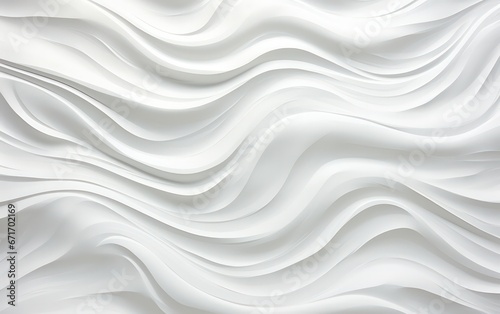 Clean white water wave texture, capturing the natural beauty of ripples template background. © Fayrin
