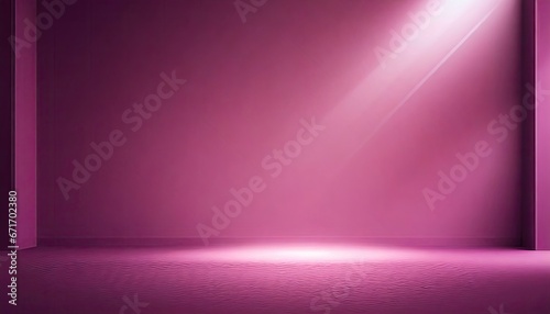 Pink color background, Color gradation, Pink wallpaper. 3D rendering.