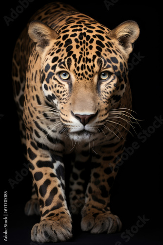 Leopard close-up in the wild