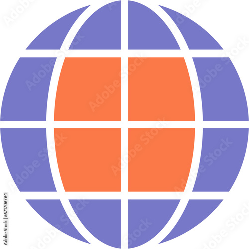 globe vector design icon .svg