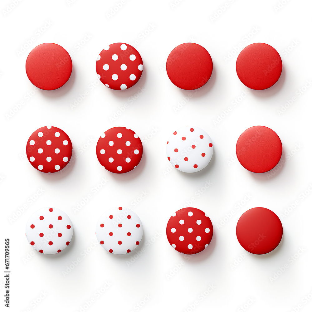 red and white balls, design background