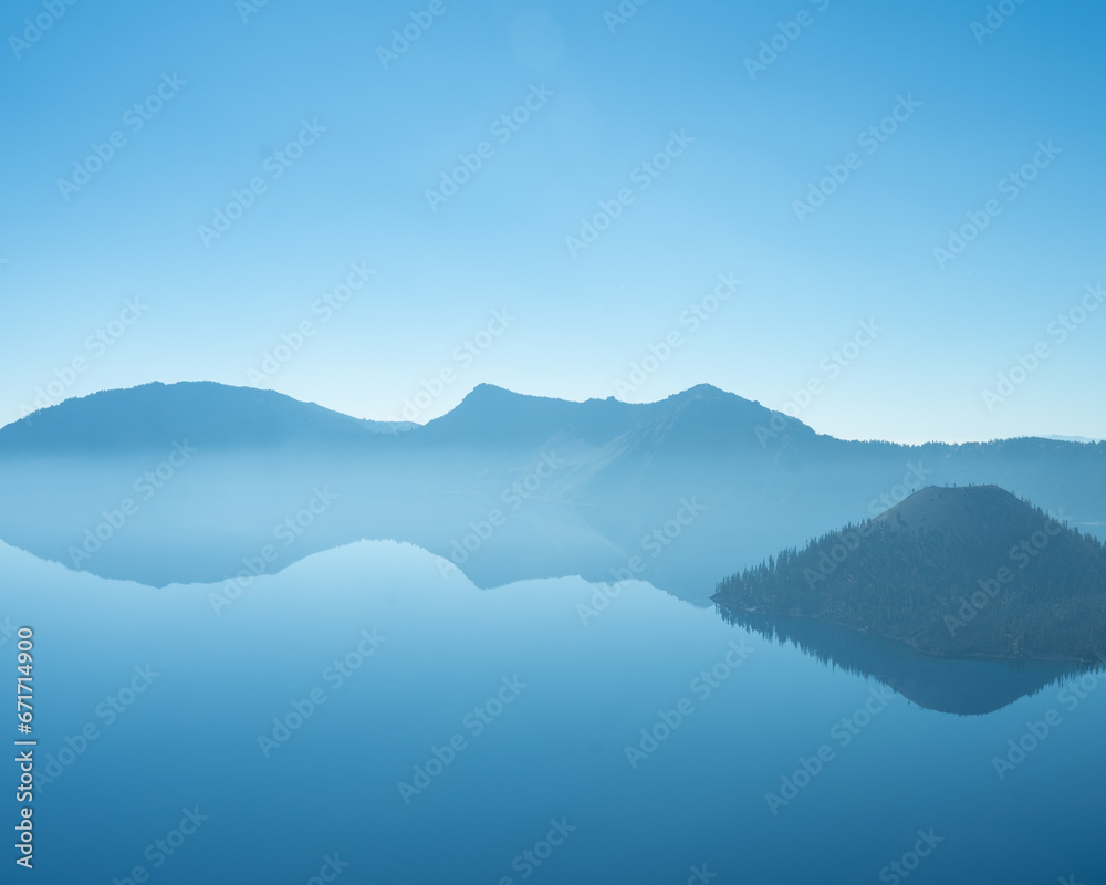 mountain landscape with fog mountain landscape with fog