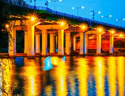 bridge at night