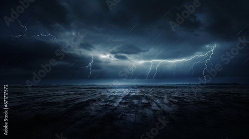  The distant sound of thunder can be heard in the distance, a reminder of the power of God photo