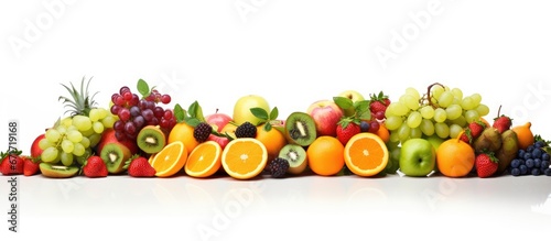 Various varieties of fruits Suitable for a celebratory spread or candy buffet
