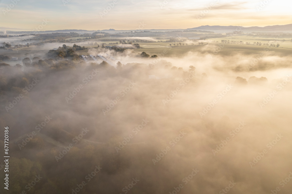 Fototapeta premium The Lothians at Dawn