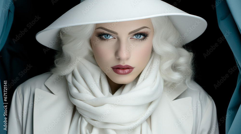 Beautiful Mysterious Woman with a Hat Wallpaper Cover Background Digital Art Card Magazine Beautiful Mysterious Woman with a Hat Wallpaper Cover Background Digital Art Card Magazine