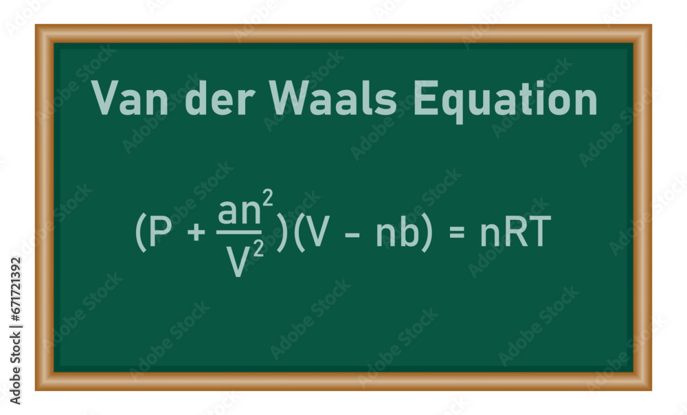Van der waals equation in chemistry. Pressure, volume, temperature, gas constant and specific constants for each gas. Scientific resources for teachers and students. Van der waals equation in chemistry. Pressure, volume, temperature, gas constant and specific constants for each gas. Scientific resources for teachers and students.