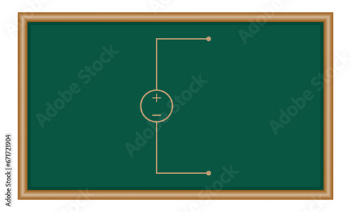 Ideal voltage source. DC voltage source. Scientific resources for teachers and students.