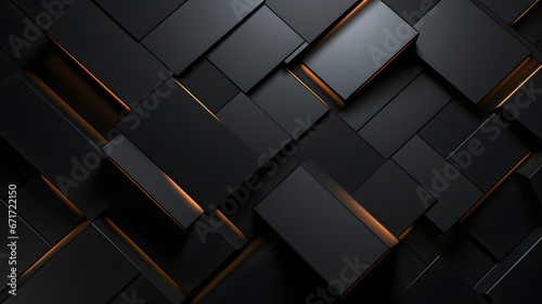 A Sleek Modern Black and Orange Background