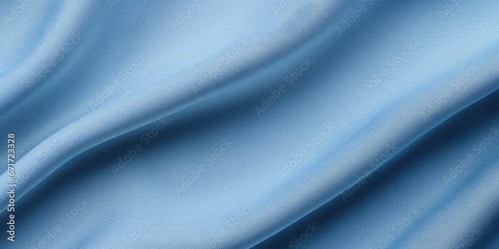 A close-up view of a light blue fabric. This versatile image can be used for various projects and designs