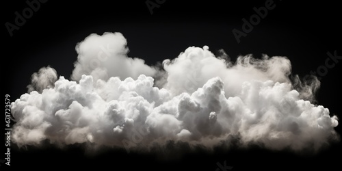 A black and white photo capturing the beauty of a cloud. This versatile image can be used in various projects