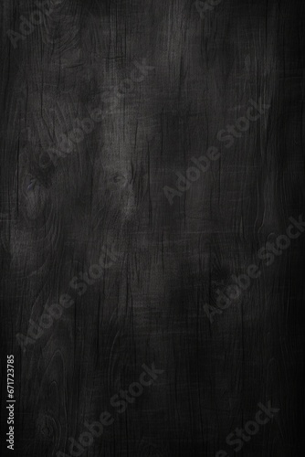 A black background with a wood grained surface. Suitable for various design projects photo