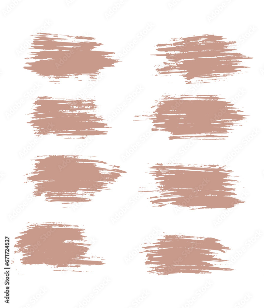 Fototapeta premium Wheat vector banner design set