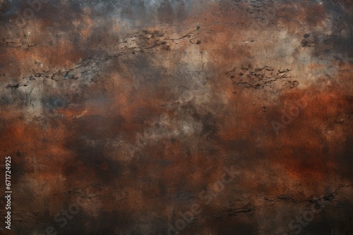 A photograph showcasing a wall with rust on it. This image can be used to add texture and character to design projects or to represent decay and deterioration photo