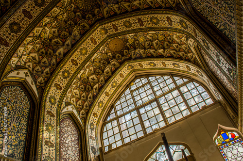 The interior of an old room