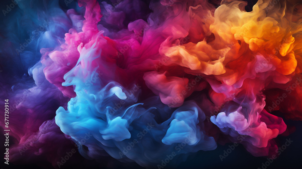 Cosmic cloud pattern conceptual UHD wallpaper