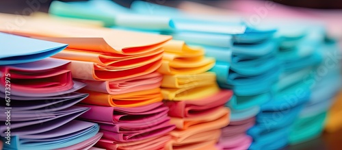 Use colored sheets of paper for annotating