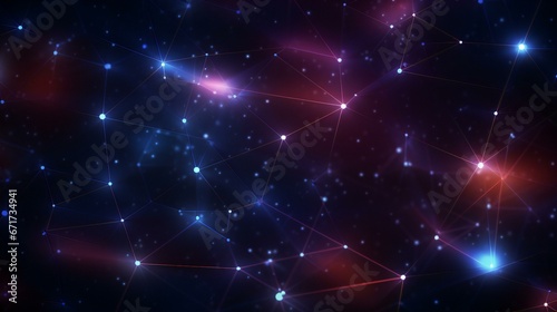 abstract background with triangles and stars