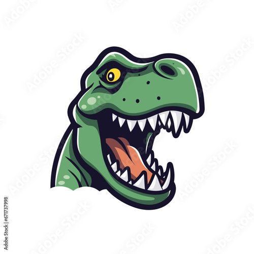Br  llender T-Rex-Cartoon