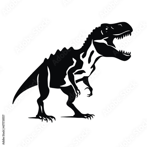 Silhouette eines T-Rex © Michael