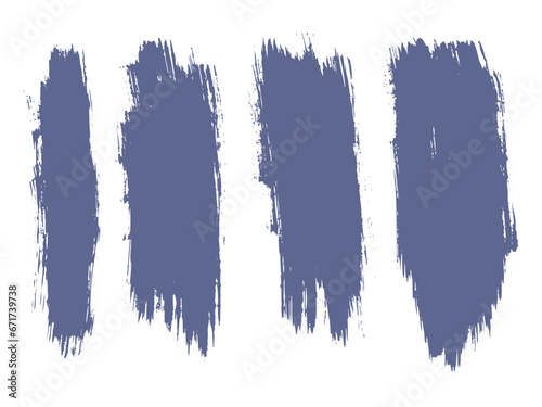 Hand painted purple brush stroke collection