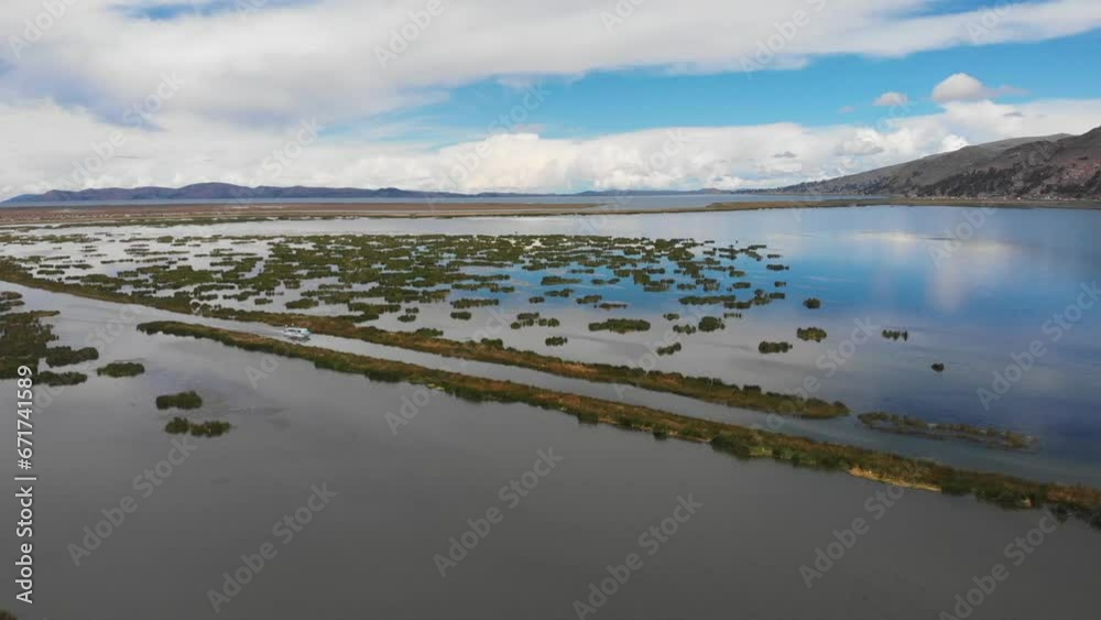 Lake Titicaca is one of the most important natural attractions of Peru and Bolivia. It is in fact the highest navigable lake in the world. Lake Titicaca is one of the most important natural attractions of Peru and Bolivia. It is in fact the highest navigable lake in the world.