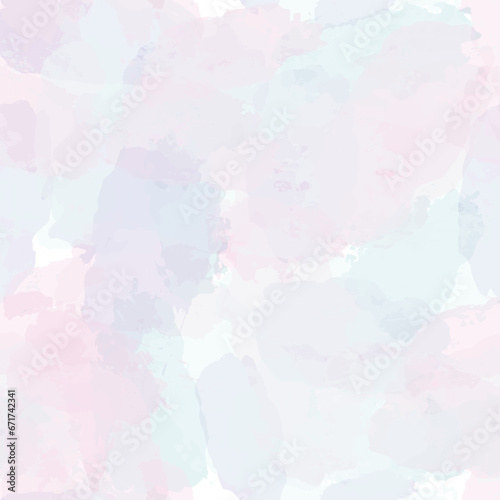 Watercolor seamless pattern, rainbow colors girly print, tie dye pastel background © Good Goods