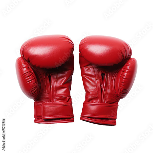 red boxing gloves isolated © Nage