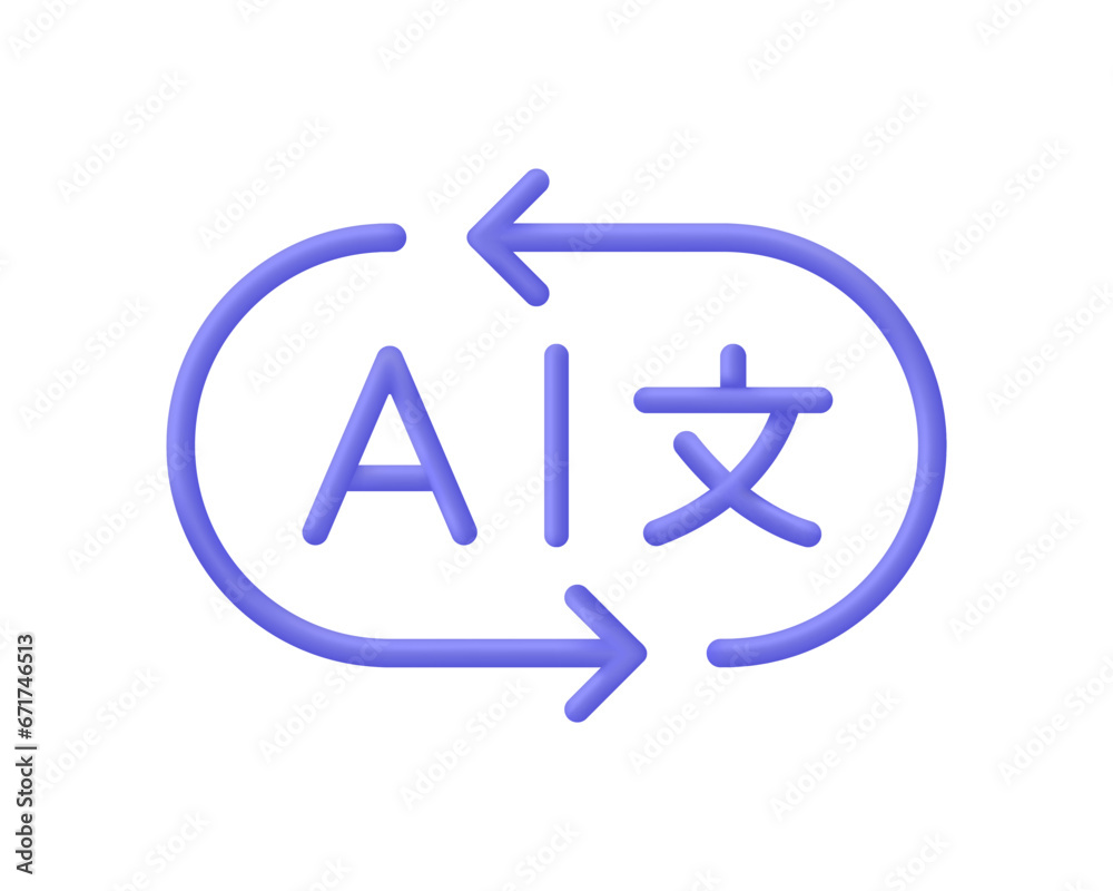 3D Language translation sign. E-learning and education, learning language courses concept. Dictionary. 3D Language translation sign. E-learning and education, learning language courses concept. Dictionary.