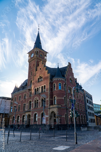 Das Hafenamt historic harbor office from 1889 Cologne